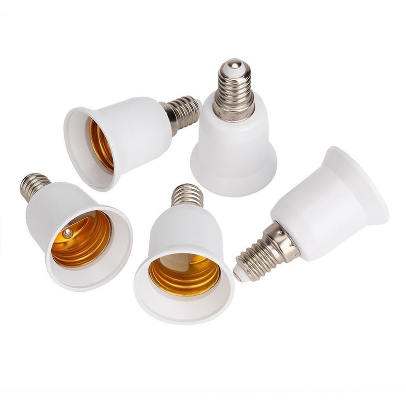 5 pcs E14, E27 Adapter Base Screw LED Light Bulb Bulb Socket