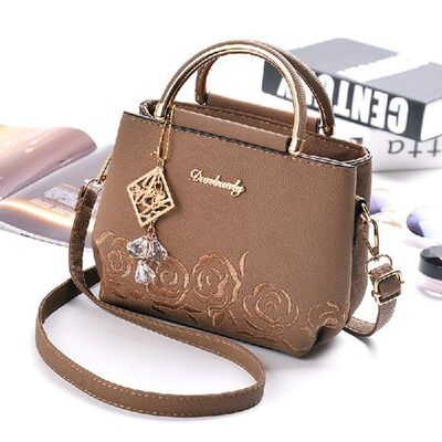 Women Small Bag Female Embroidery PU Leather Designer Bag