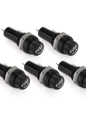 5 Fuse Holder Fuses Box for AC 125V Car