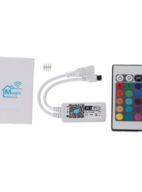 Wifi RGB LED Controller Mini DC 12V With IR 24Key Remote Con