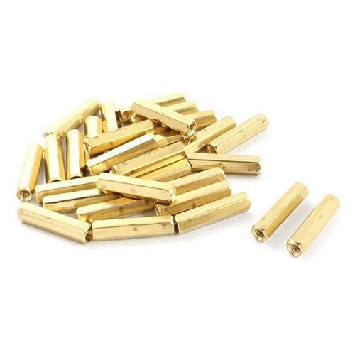 60PCS double hexagonal brass column chassis copper pillar is