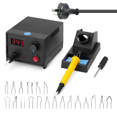 Adjustable Temperature Wood Burner Pyrography Pen Burning Ma