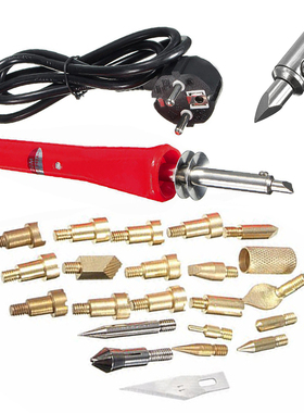 23pcs Pyrography Tool Set 230V 30W Woodburning Welding Solde