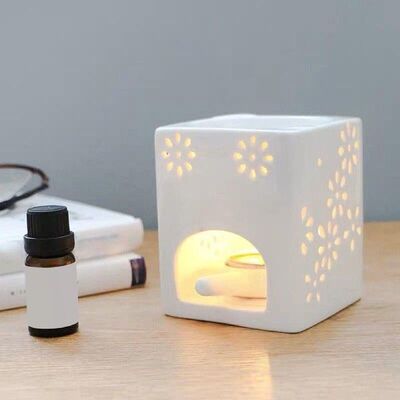 Ceramic Tealight Candle Holder Essential Oil Burner Aroma