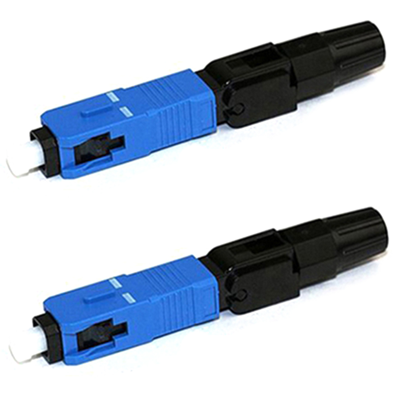 Embedded SC UPC Fiber Optic Fast Connector FTTH Single Mode