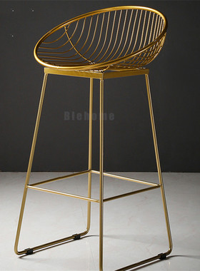 Nordic Minimalist Bar Chair Creative Fashion Bar Stools Bar