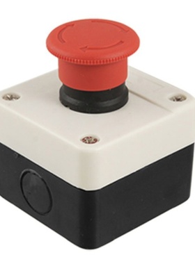 Red Sign Mushroom Emergency Stop Button Switch Station 1 NC