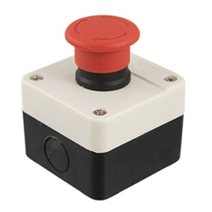 Red Sign Mushroom Emergency Stop Button Switch Station 1 NC