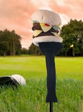 Cute Golf Head Cover Hamburger Shaped No.1 Driver Club