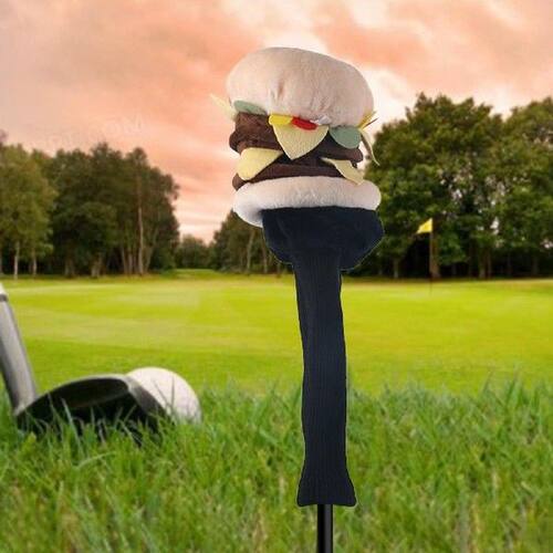 Cute Golf Head Cover Hamburger Shaped No.1 Driver Club