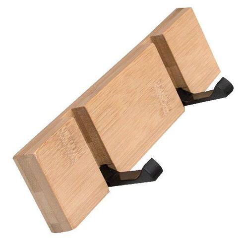 Wooden Hanger Home Modern Space Saving Coat Hook Folding