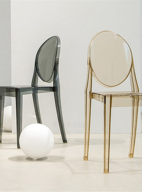 Nordic Dining Chairs Transparent Plastic Chairs European