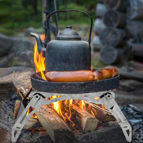 Portable Outdoor Barbecue Grill Camping Cooker Picnic Pot