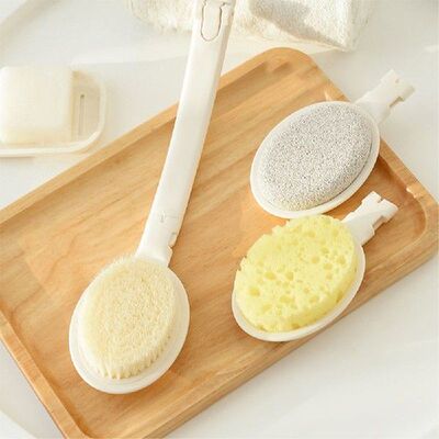 Bath Brushes Long Handle Bath Sponges Multi-head Back Bath