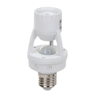 110/220V PIR Motion Sensor LED Light Lamp Bulb Holder Socket