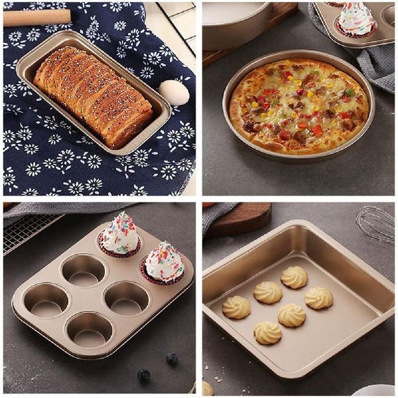 6-piece nonstick coating carbon steel baking sheet