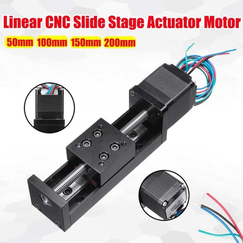 CNC Linear Guide Stage Rail Motion Slide Stage Actuator 50/1