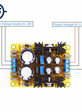 LM317 LM337 AC-DC Adjustable Regulated Power Supply Module D