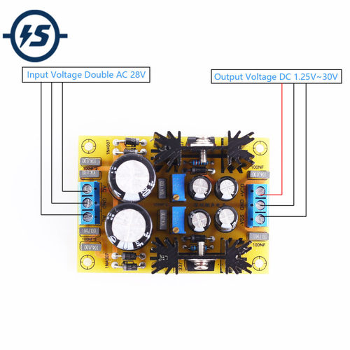 LM317 LM337 AC-DC Adjustable Regulated Power Supply Module D