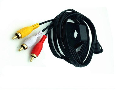 1m 3 RCA Male to 3.5mm Female Extention Mount, Flush Mount,