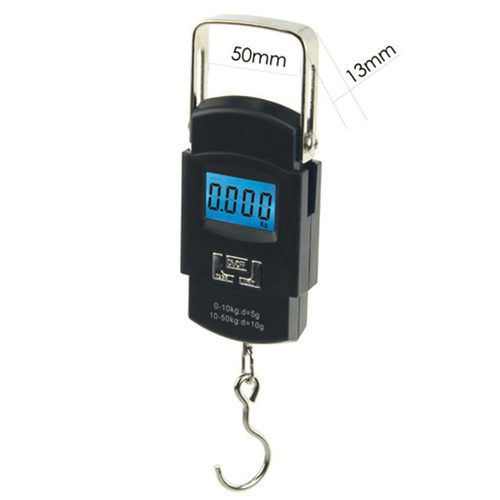 50KG/10g Scale Hanging Hook Travel Luggage Weight Scale for
