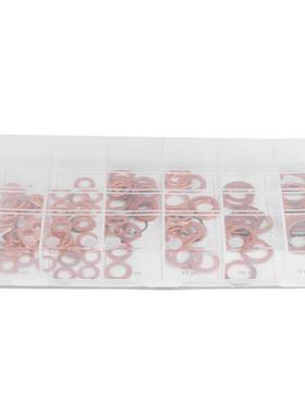 110pcs Imperial 6 Sizes Flat Washers Gaskets Assortment Set