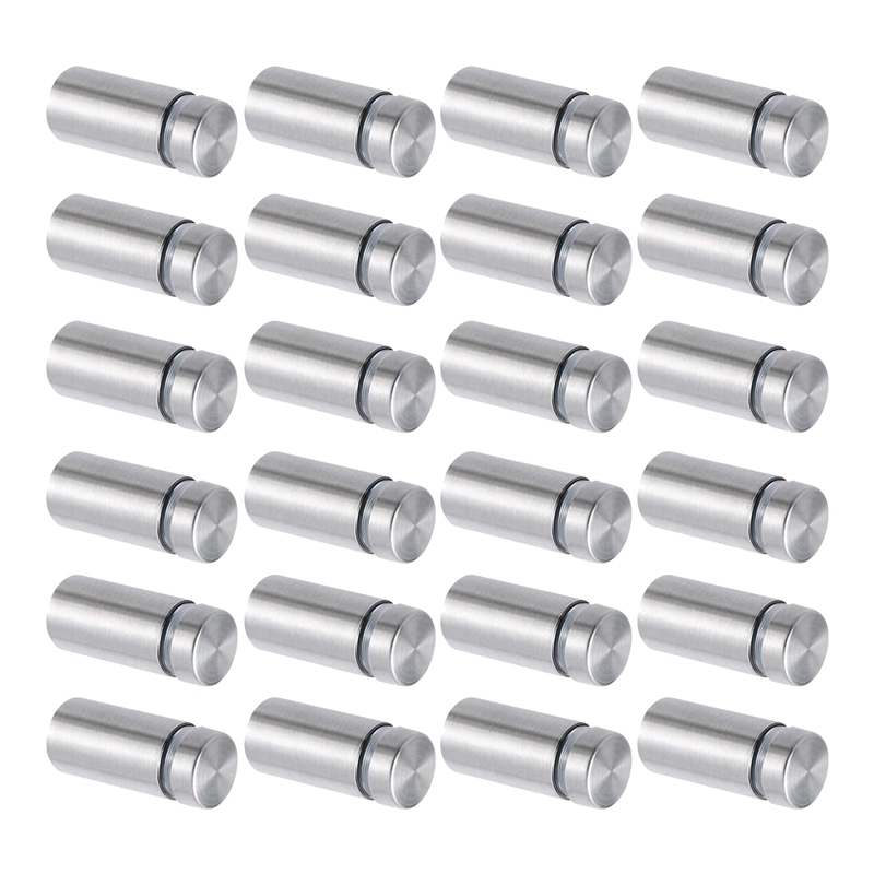 100 Packs Sign Standoff Screws Stainless Steel Wall