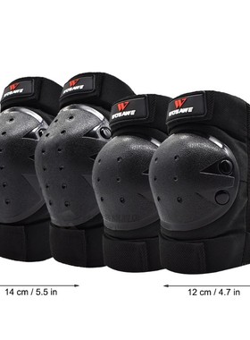 EVA Sports Elbow Knee Shin Armor Geer Guard Pads Protector f