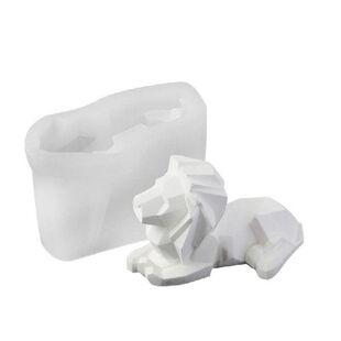 Lion Mold Reusable Lion Soap Mould 3D Lion Candle Mould DIY