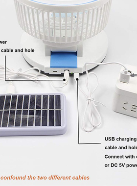 Multifunction Solar Fan Foldable with LED light Speed