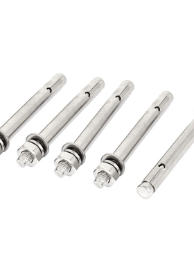 M10x120mm Hex Nut Expansion Sleeve Anchor Bolts 5 Pcs