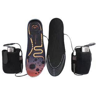 1 Pair Of Heated Insoles Battery Powered Rechargeable