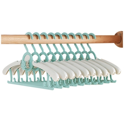 Hot 20Pcs Baby Clothes Hanger Flexible Racks Plastic