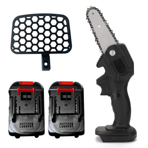 21V Electric Chain Saw with 2 Lithium Battery Mini Pruning O