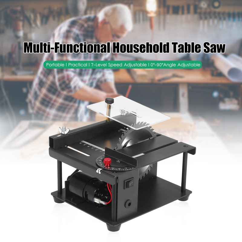 Electric Table Saw Mini Desktop Saw Cutter Cutting Machine w