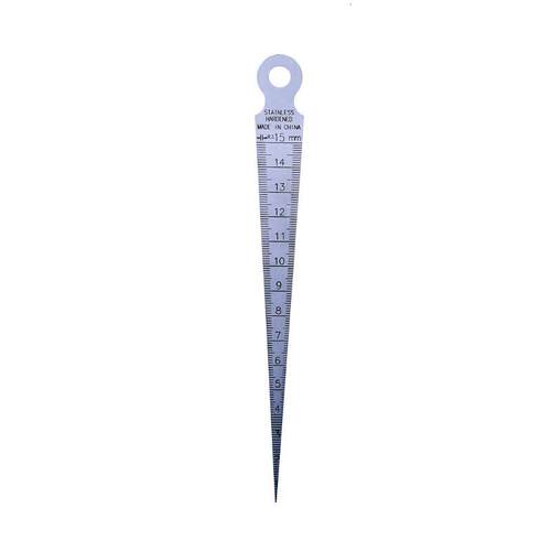 1-15mm Metric Taper Gauge Aperture Scale Wedge Feeler For Ho