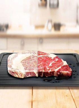 Magic Defrost Tray Metal Plate Household Metal Thawing Plate