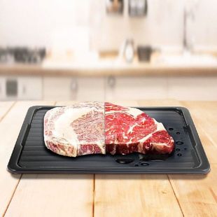 Magic Defrost Tray Metal Plate Household Metal Thawing Plate