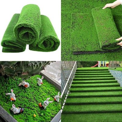 1mx1m Artificial Moss Lawn Green Plant Grass Fake Mat Turf