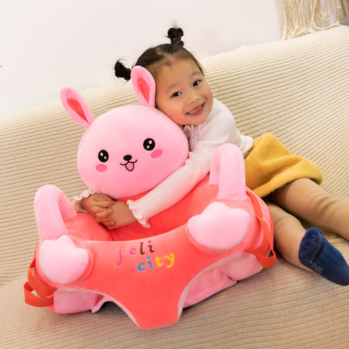 Cute Baby Plush Chair Sofa Practical Cartoon Animal Infant B