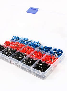 1065pcs 3 colors 22~12AWG Wire Copper Crimp Connector Insula