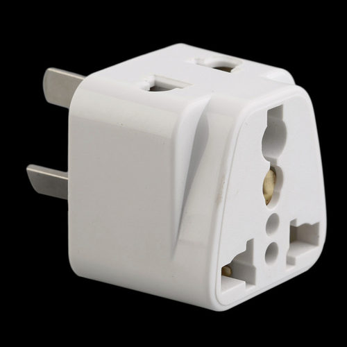 3 pin Chinese Power Plug Adapter Travel Converter Australia