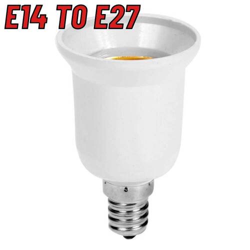 Converter E14 TO E27 Adapter Conversion Socket Fireproof