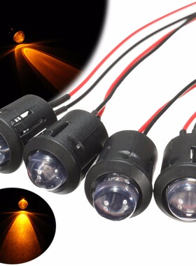 10pcs Ultra Bulb 12V 10mm Pre-Constant LED Bulbs with 200mm