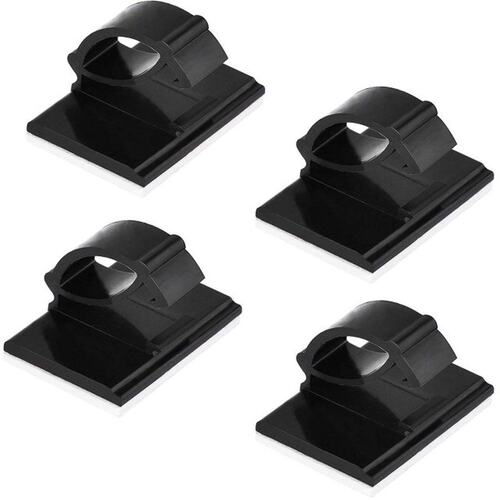 10PCS Self Adhesive Cable Clamp Plastic Rectangular Cable Cl