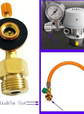 Camping Stove Adapter Propane Tank Connector Flat Cylinder