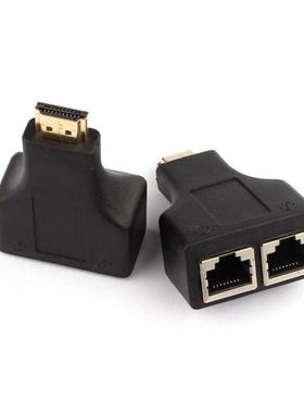 HDMI To Port RJ45 Network Cable Extender Over by for Cat 5e