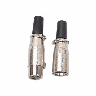 3 Pin XLR Jack Plug Microphone MIC Audio Connector Connectin