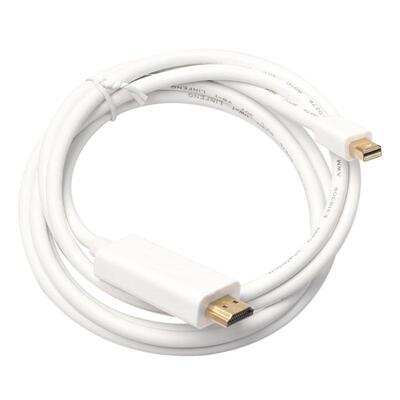 1.8M/6ft 4K ThunderBolt Mini DisplayPort DP to HDMI2.0 Adapt
