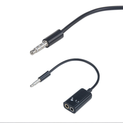 3.5mm Audio Splitter Line Cable Tto 2 Extension Earphone Hea